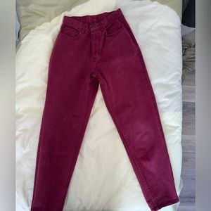 Jordache maroon jeans